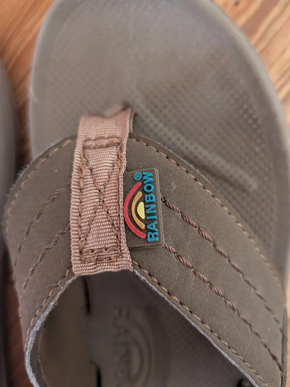 Boys Rainbow Flip Flops Size 4-5